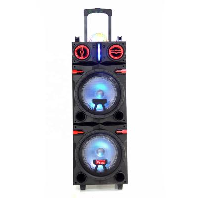 China 10 Inch Party Speaker Wireless DJ Dual Bass Speakers Professional Home Theater System Radio for sale