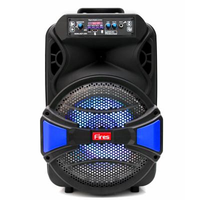 China Cheap High Quality Colorful LED Light 12inch BT Subwoofer System With FM Radio Function Portable Speaker for sale