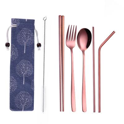 China Table Stocked Poon Set Stainless Steel Cutlery With Pocket for sale