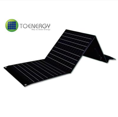 China TOENERGY 60w ETFE outdoor lamination solar panel foldable bag for portable power station and solar power system for sale
