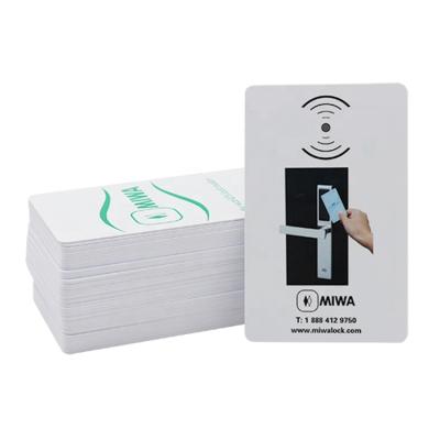 China Waterproof/Waterproof printed compatible with Kaba, Onity, Saflok, Miwa and Securelox RFID smart hotel key cards for sale