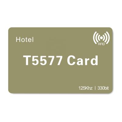 China Waterproof / waterproof custom logo low price access control hotel key rfid T5577 card for sale