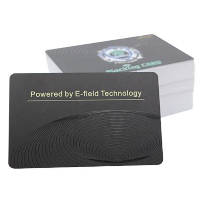 China Hot Selling Custom Waterproof/Waterproof RFID Anti-theft E-shield RFID Card Holder Protection Blocking Card for sale