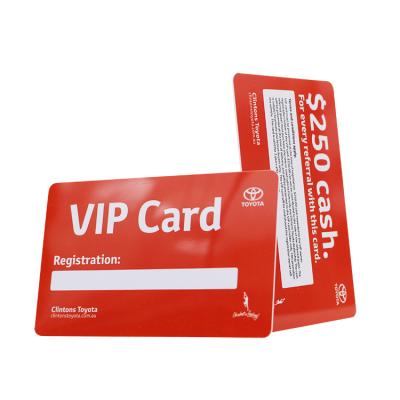 China PVC/PET/ABS Wholesales Discount Promotional Gift Voucher Custom Printing Plastic PVC Card VIP Card Membership Cards for sale