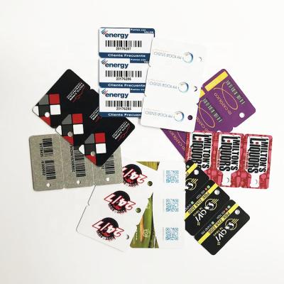 China High Quality Custom Printing Club/Advertising/School PVC 3 Up Key Flag PVC Cards Hang Plastic Vip Club Card for sale