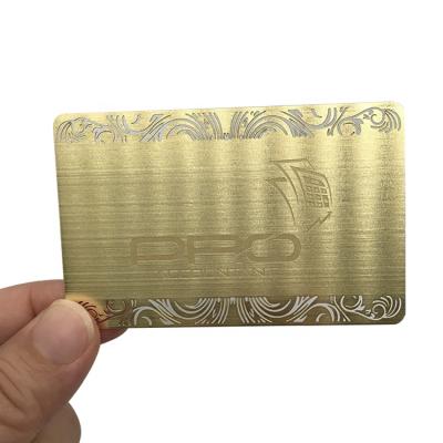 China VIP Card China Factory Competitive Price Custom Engraved Stainless Steel Logo Mirror Metal Business Card for sale