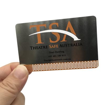 China VIP Card Free Sample China Factory Competitive Price Custom Design Stainless Steel Metal Business Card for sale