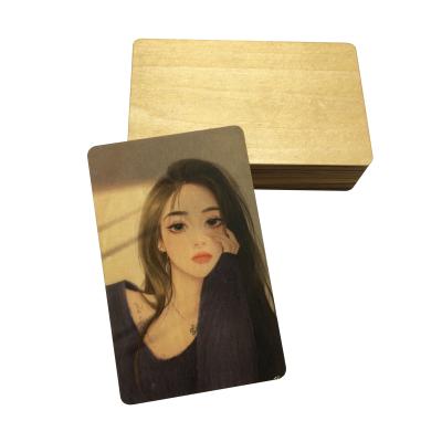 China Factory wholesale custom made high quality custom wooden landscape avatar character free samples R4 smart card for sale