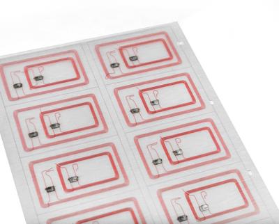 China Wholesale Cheap Price Customized Size HF Chip Rfid Inlay Inlay Sheet A4 Prelam Inlay Dual For Smart Card for sale