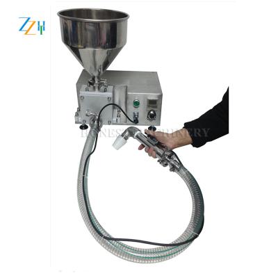 China Hotels Easy Operate Liquid Filling Machines Cake / Cake Filling / Filled Bread Making Machine for sale