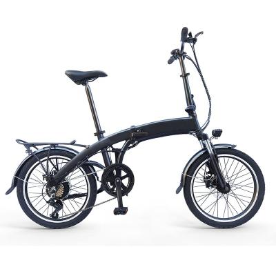 China Aluminum Alloy New Small GALAXY Electric Folding Bicycle 250W 350W Ultra Light Lithium Powered Electric Bike for sale