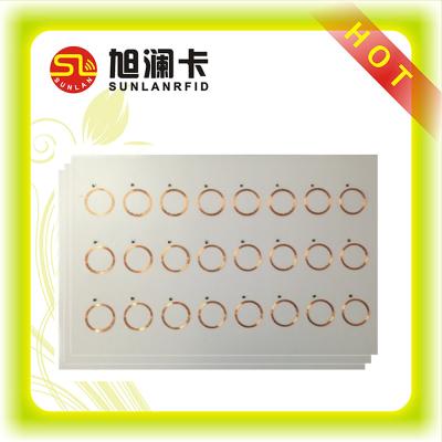 China de Lay-out van het de Spaanderrfid Inlegsel 3*7 van 125kHz EM4200 T5577 het ultrasone inbedden Te koop