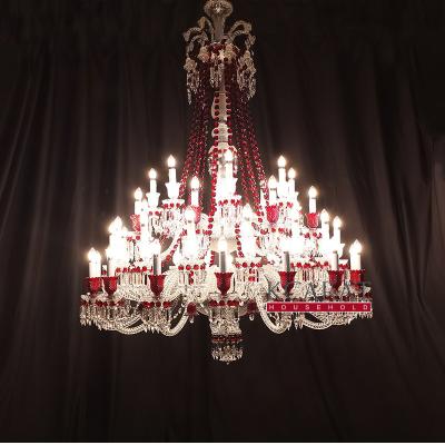 China EUROPEAN Crystal Chandelier for Living Room Pendant Light French Style Decorative Lighting Crystal Lamp for sale