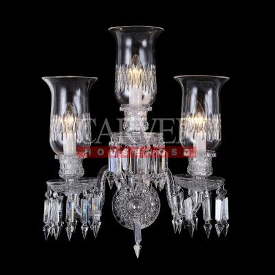 China 24 PA EUROPEAN high quality glass crystal lamps for villa European luxury crystal lamp for residential for sale