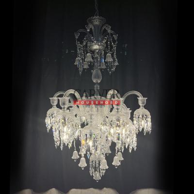 China American Style Classic Designer Room Decoration Pendant Lights Led Chandelier K9 Crystal Modern Ceiling Luxury Circle Home Gold for sale