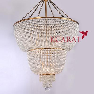 China European Crystal Chandelier Creative Living Room Designer Lamps New Unique LED Simple Luxury Dining Room Lamp for sale