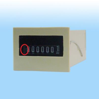 China YAOYE-877  plastic electromagnetic  7 digit mechanical pulse counter for sale