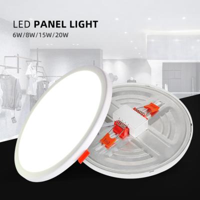 China Frameless Modern Round Affordable Anti-glare 6W 8W 15W 20W Ceiling Recessed Fancy Led Downlights for sale