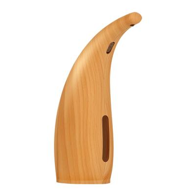 China 2020 Auto Modern Eco-Friendly Modern Wood Grain Touchless Induction Sensor Foam Soap Dispenser Automatic 300ml Auto Hands Free for sale