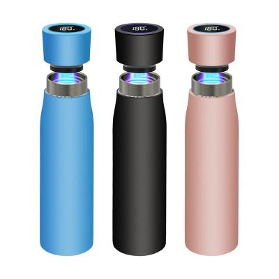 China Business Customized Self Cleaning Water Bottle Smart Stainless Steel Insulated Water Bottle for sale