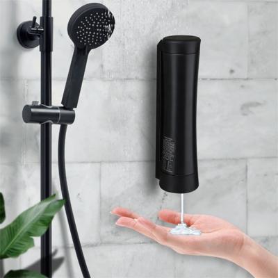 China Cheap Wall Mounted ABS Plastic Wall Mounted Double Soap Dispenser Brand Bathroom Shampoo Shower Gel Liquid Soap Dispenser Hotel Liquid Soap Dispenser for sale