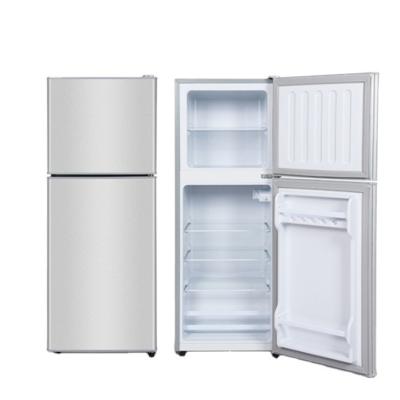 China OEM 85 L 130 L 150 L China Household Two Doors Mini Fridge Top Freezer Compressor Refrigerator For Home Hotel for sale