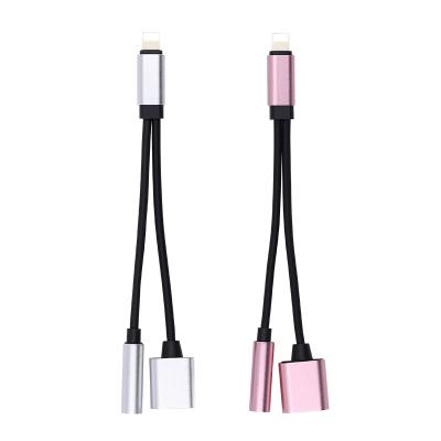 China New Mobile Phone China Manufacturer Usb Cable Usb Cable Adapter 2 In 1 Usb Cable Adapter for sale