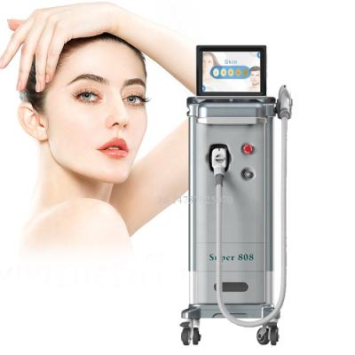 China Germany Bars 808nm Diode Laser Hair Removal 755 Wavelength Hair Removal 3 808 1064 Diode Laser 1200W Hair Remove Machine Te koop