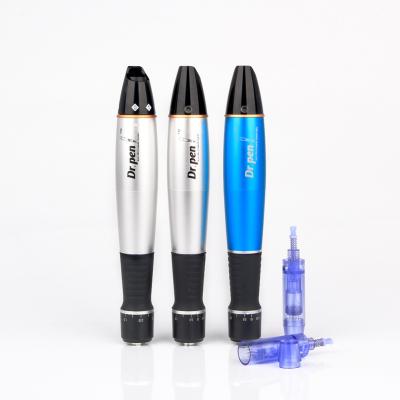 China Last Syllable of a Word A1 Professional Cordless Powerful Electric Meso Rechargeable Automatic Pen Microneedle Dermapen Microneedling Derma Pen Skin Rejuvenation Dr Te koop