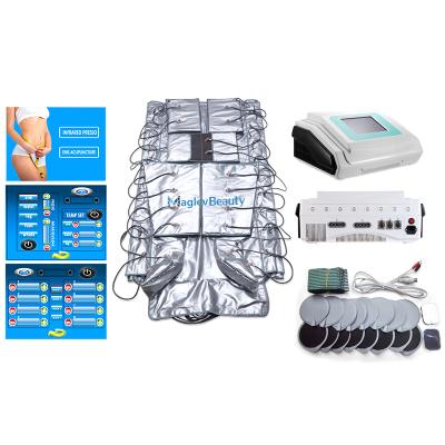 China Weight Loss Presotherapy Suit Pressotherapy Machine 3 in 1 Pressotherapy EMS Infrared Massage Air Lymphatic Drainage Device for sale