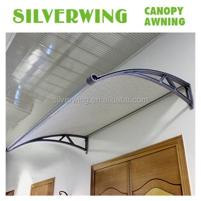 China Solid PC Plastic Sheet Wind Resistant Hollow Canopy Roof For Outdoor Polycarbonate Canopy Material for sale