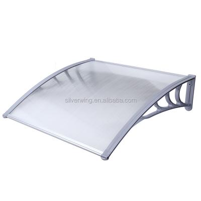 China Manual Polycarbonate Window DIY House Awning Roof Top Door Canopy For Sun Rain Shelter for sale