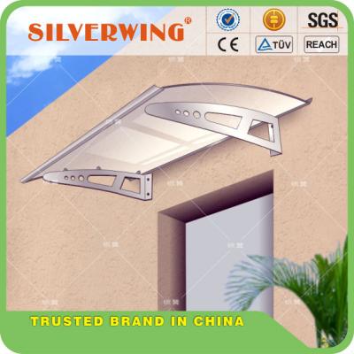 China Aluminum polycarbonate tent roof rain protection window used aluminum tents for sale metal roof awning main entrance awning for sale