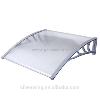 China Weather Resistant DIY Euro-design Polycarbonate Sun Rain Shade Outdoor Door Window Tent Awning for sale