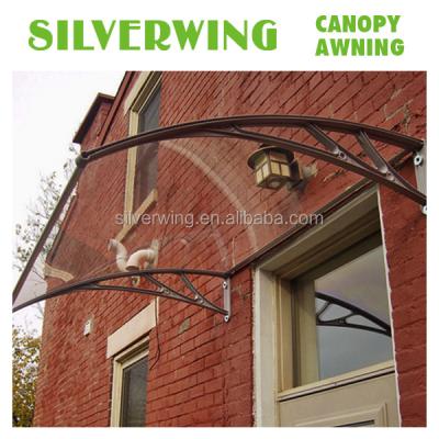 China DIY Front Entrance Patio Impact Resistant Rain Cover For Solid Polycarbonate Tents Awnings for sale