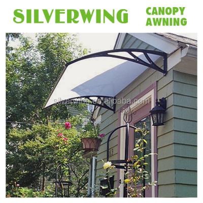 China Impact Resistant Plastic DIY Polycarbonate Window Tents For Outdoor Transparency Sun Shade Awning for sale