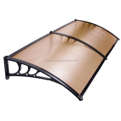 China Weather Resistant Popular Clear Polycarbonate Awning Outdoor Rain Cover For Windows for sale