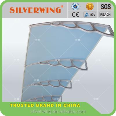 China Polycarbonate Customized DIY Aluminum Compound Tents Modular Cover With Plastic Tent Bracket 1.5m For Garage Door And Shop for sale