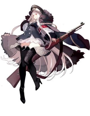 China Anthropomorphic Humanoid Kar98K MODEL TOY Girls Frontline Tactical Toy Gun Character Model for sale