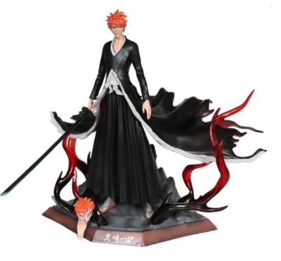 China Bleach MODEL TOY Bleach Kurosaki Ichigo GK Boxed Figure Double Headed Die-Cut Figure for sale