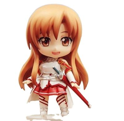 China The most popular figure toy cartoon Toy Japan anime sword art realm Kirito Asuna Alice Shino blind ornaments with base PVC for sale