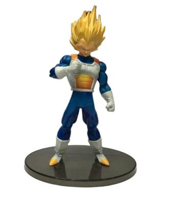 China 2021 Hot Sales Fashionable Super Saiyan Vegeta Holding Toy Ball Z Military Anime Figure for sale