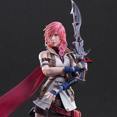 China Cartoon Toy Action Figure In-Game Character FF XIII Eclair Farron / Lightning Model Toys for sale