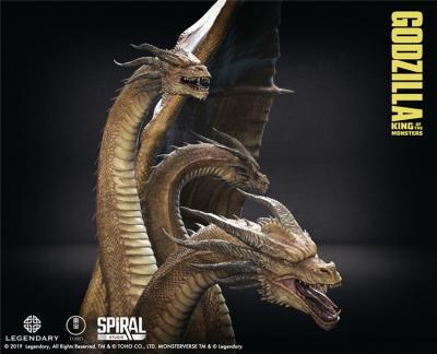 China MODEL TOY Spiral Studio King of the Monsters King Ghidorah statue model for sale