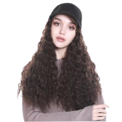 China Meiwei Women's Curly Wig Caps Hair Extensions Africa Girl Curly Buckle Cap With Curly Curly Wig Long For Black Women for sale