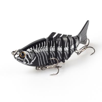 China ABS Plastic Joint Lure New Fishing Multi Sections Fishing Lure Wobblers Attached Realistic Crankbait Sinking Lure for sale