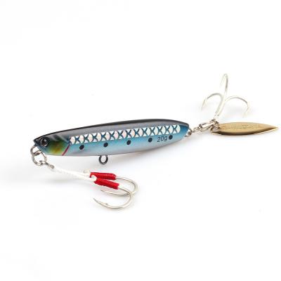 China Wholesale Lead Metal Jig Fishing Lures Jig Lures Casting PESCA 20g 59mm for sale