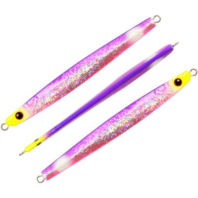 China Lead New Lure Metal Jig 80g 137mm Metal Fishing Sinking Bait Lure Slow Casting Lure Bait For Saltwater for sale