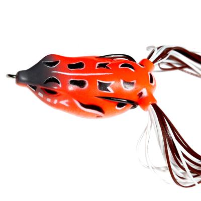 China New PVC Soft Lure Plastic Frog Fishing Lure 18g 65mm Topwater Bait Lure Frog for sale