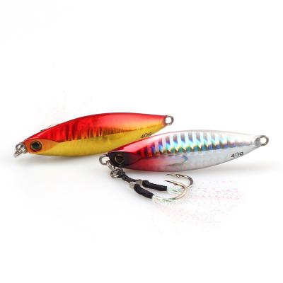 China Lead Bait High Quality Metal Lure 80g 77mm Fishing Lures Lead Fishing Jig For Saltwater for sale